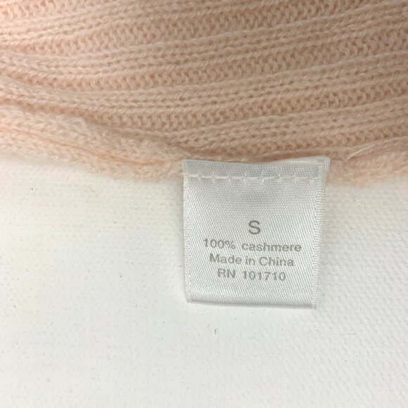 P. Jamas 100% Cashmere Baby Pink Bed Jacket Size S - Picture 14 of 16